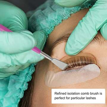 ALISHBA BEAUTY STAINLESS STEEL EASY LIFT LASH TOOL TINT TOOL, EYELASH LIFT PERM APPLICATOR, EYELASH ...