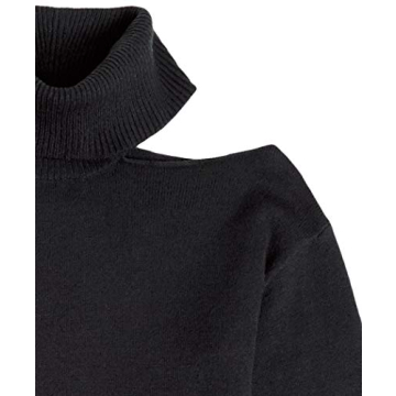 Josephine Cutout Turtleneck Sweater for Versatile Style