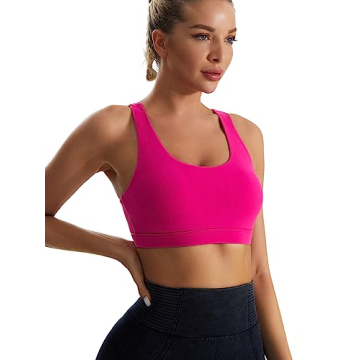 RUNNING GIRL High Impact Sports Bra for Women