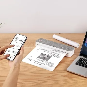 MUNBYN A4 Thermal Paper Rolls - BPA Free & Clear Printing