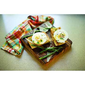 Nordic Ware 64702 2 Cup Microwave Egg Poacher, White