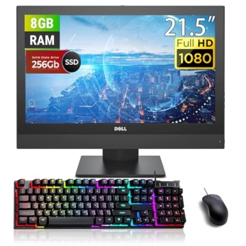 Dell OptiPlex 5250 21.5" FHD All-in-One Desktop - Renewed