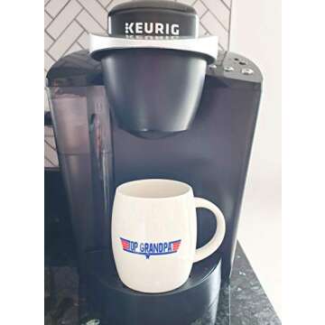 Lifetime Inc Premium Patriotic Grandpa Coffee Mug - Ideal Father's Day, Christmas, Birthday Gift - Novelty Cup for Proud Grandfathers - A Blend of Fun and Appreciation for Veterans and Enthusiats