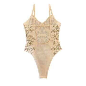 Lilosy Sexy Lace Floral Teddy Babydoll Lingerie for Women