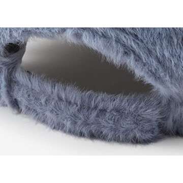 Avilego Winter Baseball Cap Women Men Cozy Faux Fur Baseball Cap Adjustable Trucker Cap for Outdoor Sports Beige