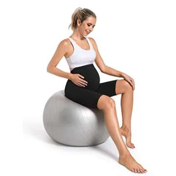 Women's Maternity Comfy Yoga Shorts with Pockets