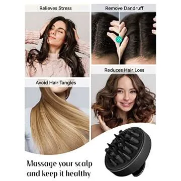 HEETA Hair Scalp Massager Brush for All Hair Types