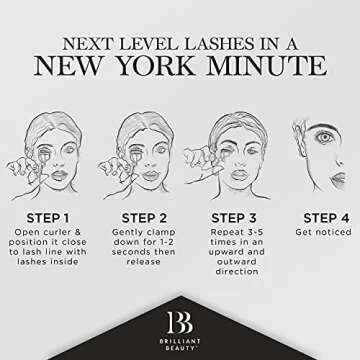Brilliant Beauty Eyelash Curler for Effortless Lash Curls