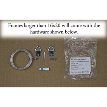 ArtToFrames Satin Black Collage Photo Frame for Two 8x10s