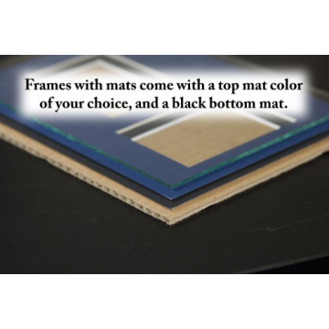 ArtToFrames Satin Black Collage Photo Frame for Two 8x10s
