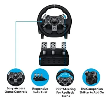 Logitech G920 Racing Wheel with Dual-Motor Feedback