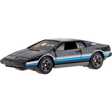 Hot Wheels 10-Pack, Set of 10 Toy Race Cars in 1:64 Scale, Licensed & Unlicensed Collectible Vehicles (Styles May Vary)