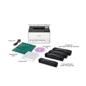 Wireless Canon Color Laser Printer - Compact & Efficient