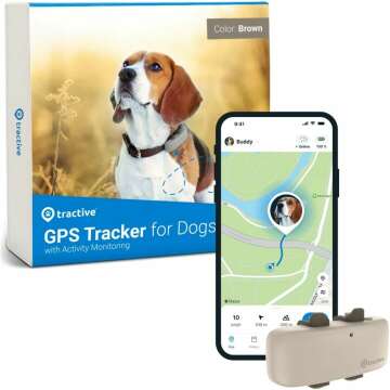 Tractive GPS Tracker for Dogs - Ultimate Pet Wellness & Location Tool