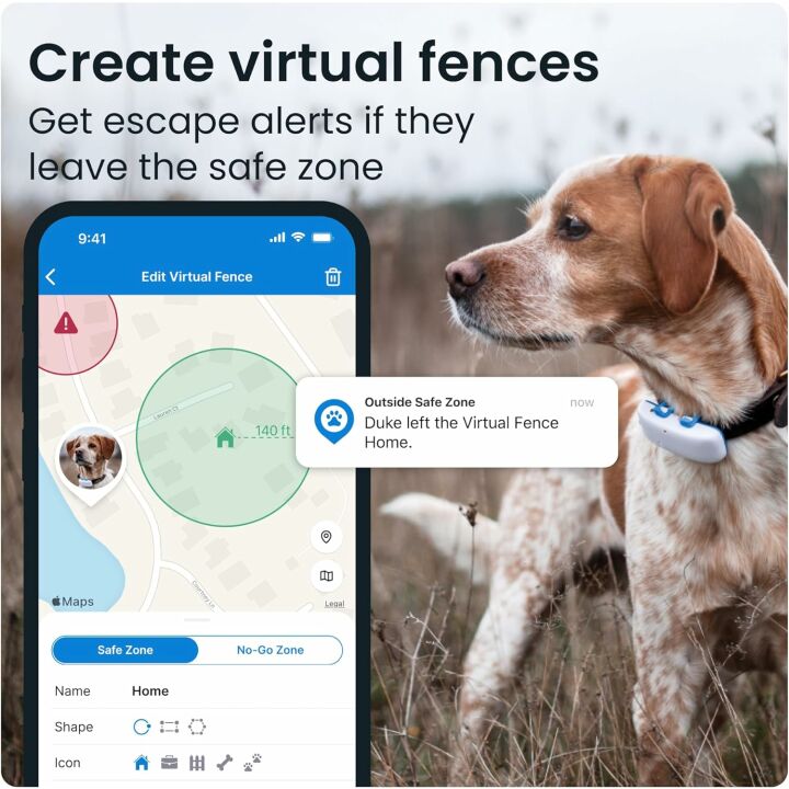 Tractive GPS Tracker for Dogs - Wellness & Location