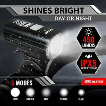 Rechargeable Bike Lights - Eco-Friendly and Bright