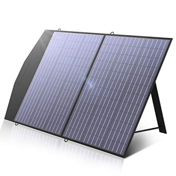 ALLPOWERS SP027 Foldable Solar Panel 100W, IP66 Portable Solar Panel kit with 18V Output, 22% Effici...