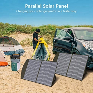 ALLPOWERS 100W Foldable Solar Panel Kit for Outdoor Use