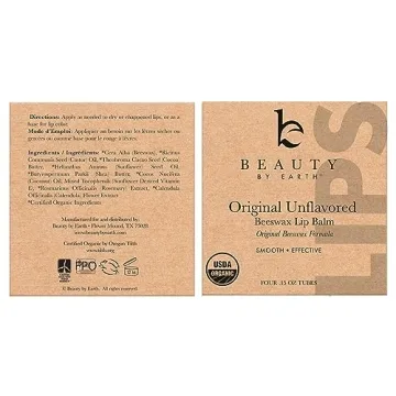 USDA Organic Lip Balm - USA Made with Natural Ingredients