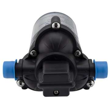 RecPro RV Water Pump Direct Replacement For Shurflo 4008-101-A65 3.0 GPM | 12V Water Pump | Self-Prime | Camper Water Pump | RV Plumbing