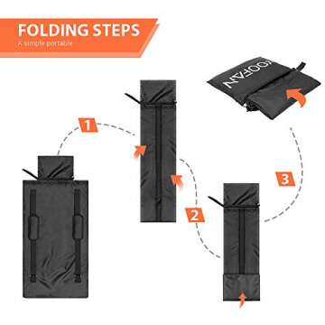 YOOFAN Car Seat Travel Bag, Waterproof Carseat Gate Check Backpack for Air Travel with Adjustable Padded Straps, Front Strap, Luggage ID Window for Car Seat, Stroller, Booster (46x46x85cm)