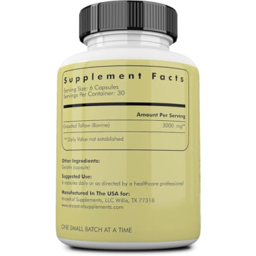 Ancestral Beef Tallow Capsules for Health and Vitality