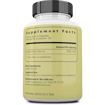 Ancestral Beef Tallow Capsules for Health and Vitality