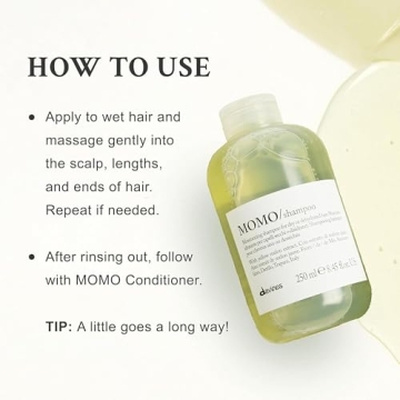 Davines MOMO Moisturizing Shampoo for Dry Hydrated Hair