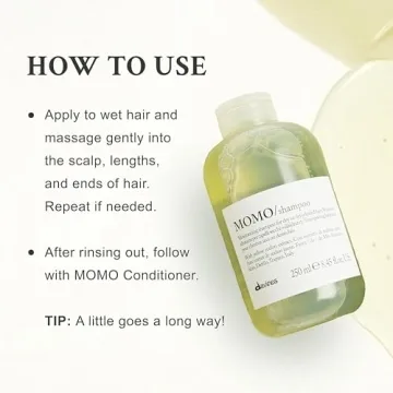 Davines MOMO Moisturizing Shampoo for Dry Hydrated Hair