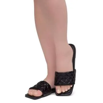 Shoe Land Anisha Womens Flat Sandals for Comfort and Style