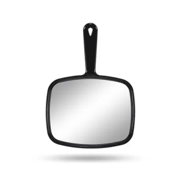 Gladmart Hand Mirror - Salon Barber Handheld Mirror with Handle, Perfect for Beauty and Grooming