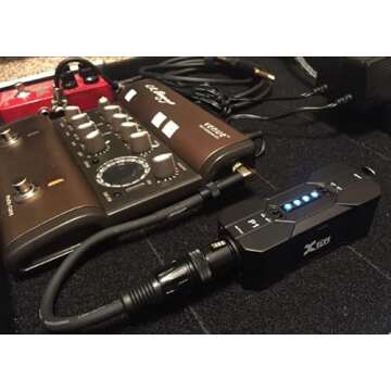 Xvive P1 Phantom Power Supply for Microphone Preamp,Condenser Microphones,Shotgun Mic,with XLR Cable