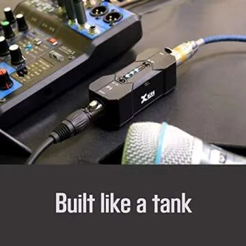 Xvive P1 Phantom Power Supply for Microphone Preamp,Condenser Microphones,Shotgun Mic,with XLR Cable