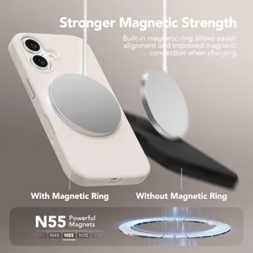 GONEZ Magnetic Case for iPhone 17 with Screen Protectors