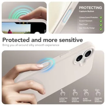 GONEZ Magnetic Case for iPhone 17 with Screen Protectors