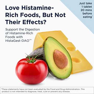 Designs for Health HistaGest-DAO - Powerful DAO Enzyme Supplement for Digestive Support