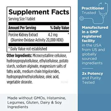 HistaGest-DAO Enzyme for Histamine Digestion 60 Tablets