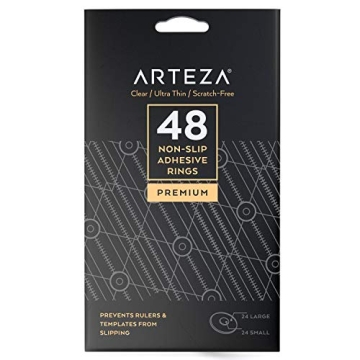 Durable ARTEZA Quilting Rulers Set of 4 for Precision Cutting