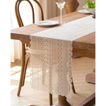 Zulzifs Lace Table Runner - Elegant Boho Dining Decor