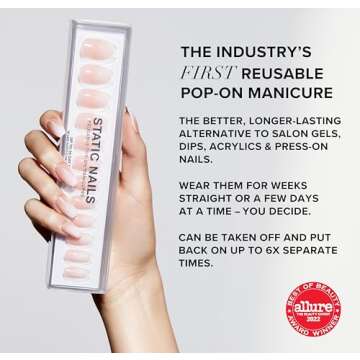 Static Nails Brush On Glue | Strong & Mess-Free Nail Glue