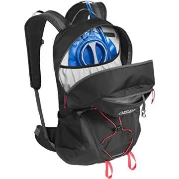 CamelBak Women's Fourteener 24 Hiking Hydration Pack 100oz - Hike Backpack, Black/Fiery Coral
