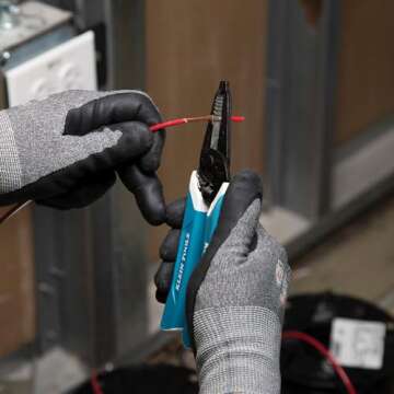 Klein Tools K11095 Klein-Kurve Wire Stripper and Cutter, for 8-18 AWG Solid and 10-20 AWG Stranded Wire