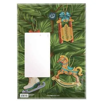 Freshcut Paper Pop Up Cards, 3D Popup Greeting Cards, Birthday Gift Card, Note Card & Envelope, 15" Christmas Tree