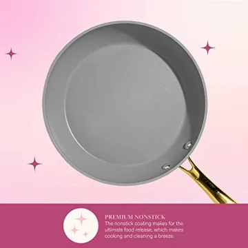 Paris Hilton Iconic Nonstick Pots and Pans Set 10-Piece