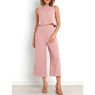 ANRABESS Women's Summer 2 Piece Outfits - Trendy & Comfortable
