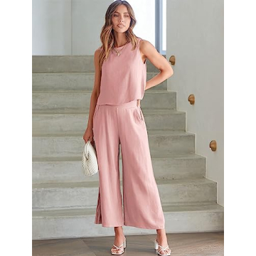 ANRABESS Women's Summer 2 Piece Outfits - Trendy & Comfortable