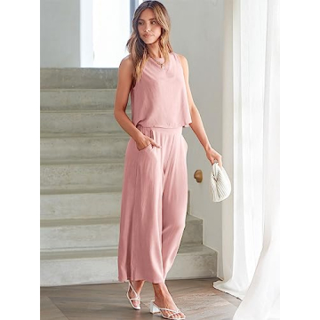 ANRABESS Women's Summer 2 Piece Outfits - Trendy & Comfortable