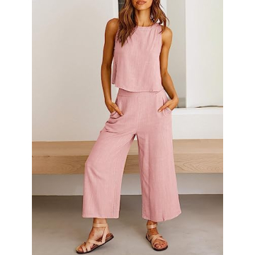 ANRABESS Women's Summer 2 Piece Outfits - Trendy & Comfortable