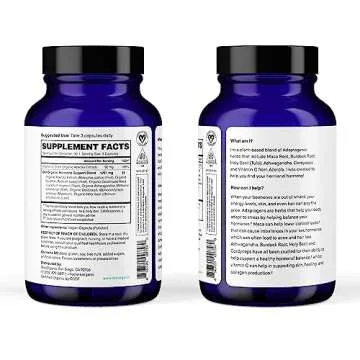 Ora Organic Natural Hormone Balance Supplement & Hormonal Acne Relief for Women - Support Skin, Mood, Energy, PMS & Menopause - Ashwagandha, Maca, Burdock Root, Cordyceps & VIT C - 90 Capsules