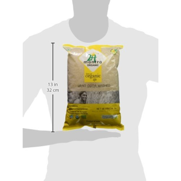 24 Mantra Organic Urad Dal Whole - 4 Pound Premium Quality